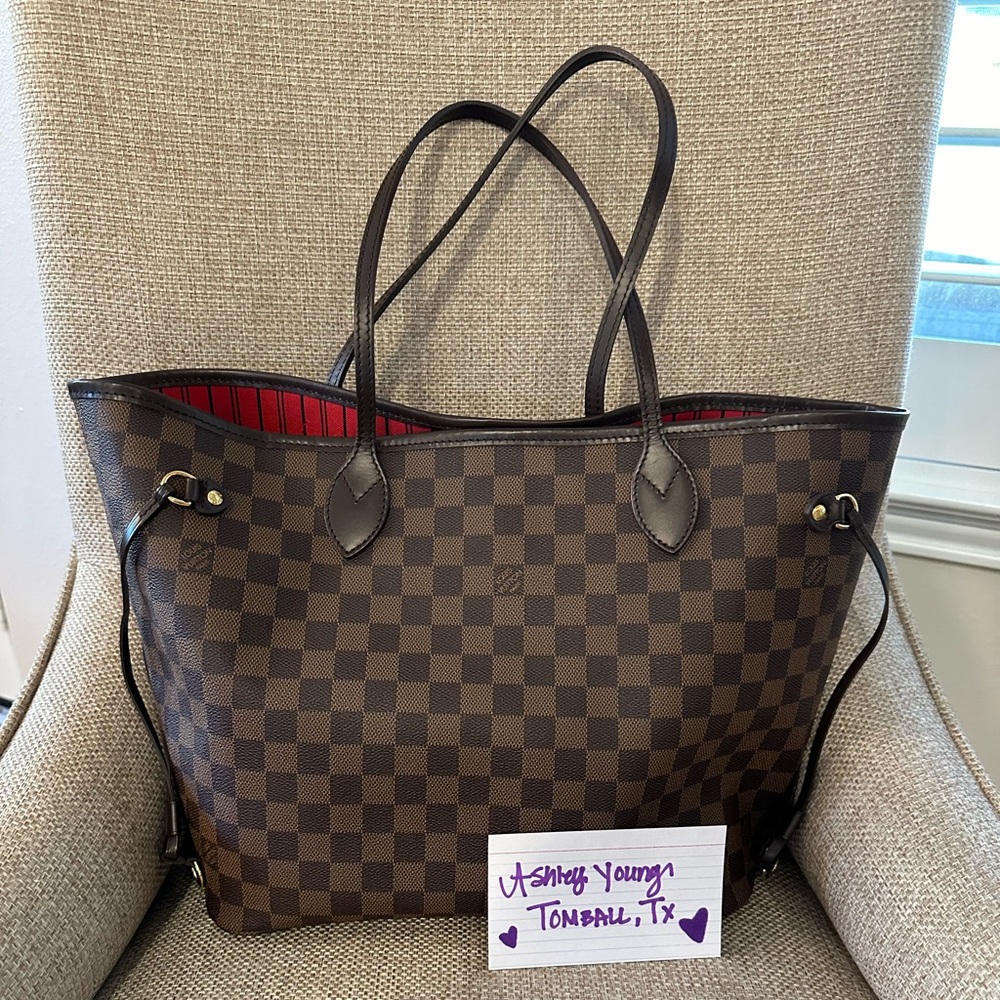 Neverfull MM Damier Ebene Louis Vuitton